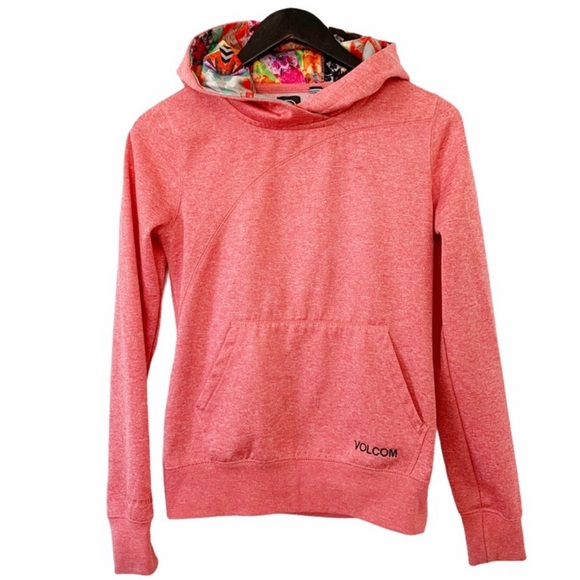 VOLCOM | Pink Women Hoodie | XS - Picture 1 of 9